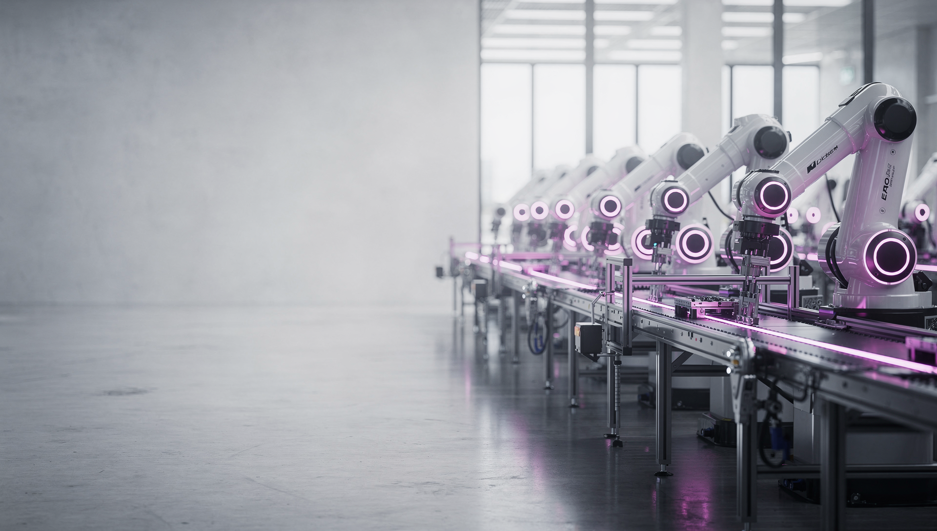 An industrial IoT edge gateway wired to field sensors on a factory floor